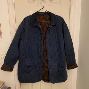 ~ vintage gap quilted reversible jacket ~